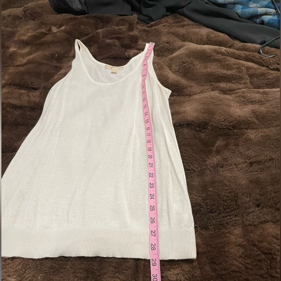 Michael Kors and Moussy Cashmere Blend Cream Tanks - Picture 4 of 16